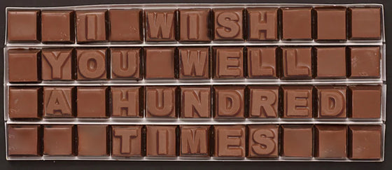 I wish you well a hundred times