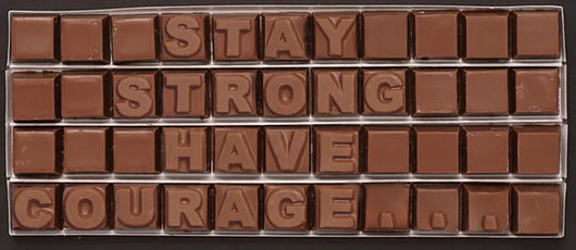 Stay strong have courage.